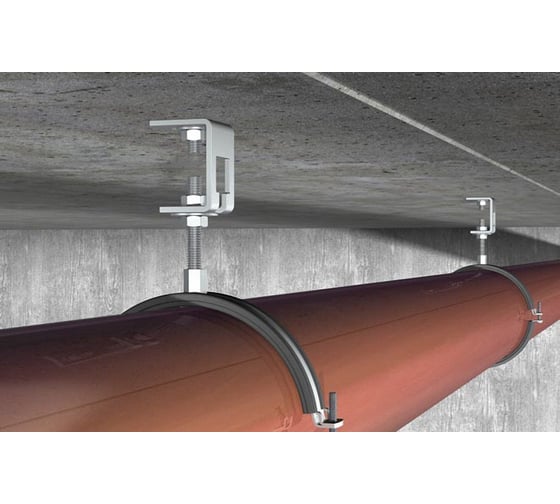 Хомут для труб Fischer FRS 72-80 M8/M10 25 шт. 91489