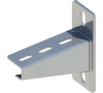 Кронштейн настенный с опорой ООО "СТАЛЬНЫЕ СИСТЕМЫ" KNO-550 (2,5мм), L=550мм под 35x30мм, горячий цинк SK32IG55-28