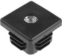 Внутренняя заглушка TUNDRA 40х40, универсальная, М10, черная 5417542