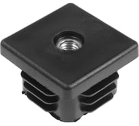 Внутренняя заглушка TUNDRA 40х40, универсальная, М8, черная 5417541