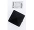 Внутренняя заглушка для труб TUNDRA домик, 60х60 мм, черная, 1 шт. 5189002 2