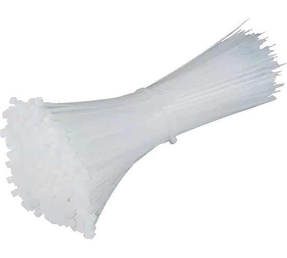 Кабельная стяжка Jazzway PCT 4,8x400-100WH PA6.6, уп. 100 шт. 5054097