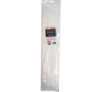 Кабельная стяжка Jazzway PCT 4,8x450-100WH PA6.6, уп. 100 шт. 5054127
