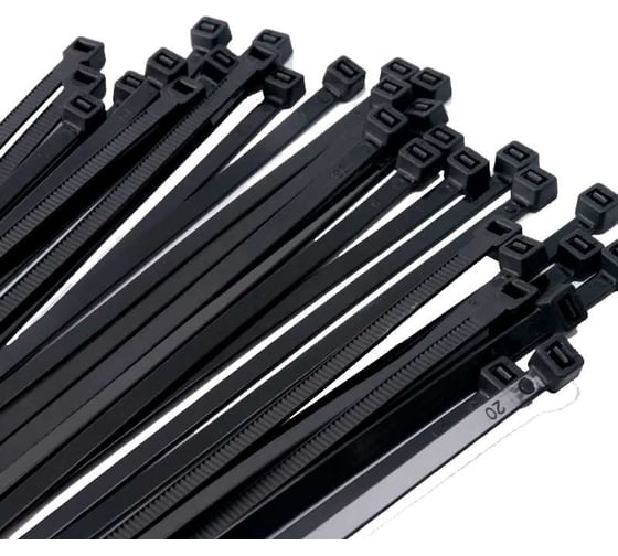 Кабельная стяжка Jazzway PCT 4,8x200-100BL PA6.6, уп. 100 шт. 5054578