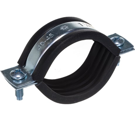 Сантехнический хомут для труб с гайкой СВК 1 1/4 М8 40-45 SVK-Fe032 Н0000024717