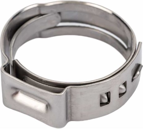 Ушковый хомут OETIKER 15,3-18,5 мм, ширина 7 мм, нерж. сталь, Швейцария, 10 шт. 16700020