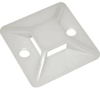 База монтажная самоклеящаяся TOKOV ELECTRIC 30x30 мм, белый, 100 шт. TKE-SP-30-W