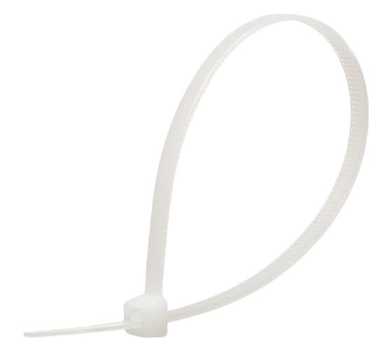 Кабельная стяжка (хомут) Nylon Max нейлоновая, 3.6х150, белый, 100 шт. TY-4X150Wh