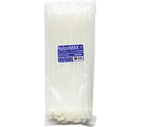 Кабельная стяжка (хомут) Nylon Max нейлоновая, 4.6х250, белый, 100 шт. 4607191623496 TY-5X250Wh