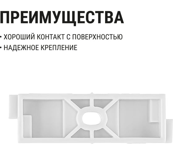 Крепеж-клипса TDM ELECTRIC для трубы 32 мм, для прямого монтажа, 25 шт. белая TDM ELECTRIC SQ0405-8014