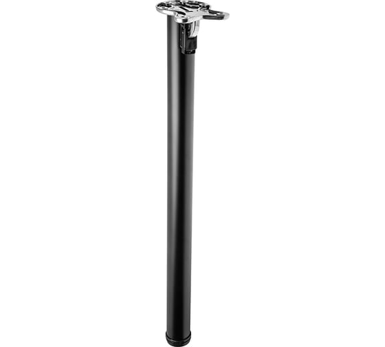 Нога GTV d,50 н870 мм, для стола складная, цвет черный nm-f50870-20 1