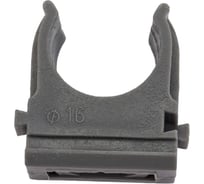 Крепеж клипса для труб MasterProf диам. 16 мм серая 50 шт ЭТ.120518