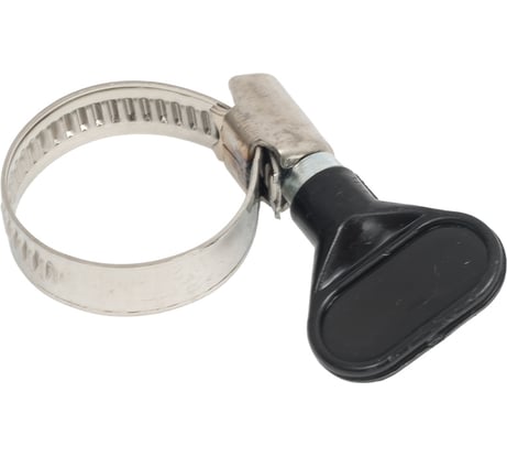 Обжимной хомут из нержавеющей стали MasterProf 16-25 мм, бабочка, 2 шт ИС.140813