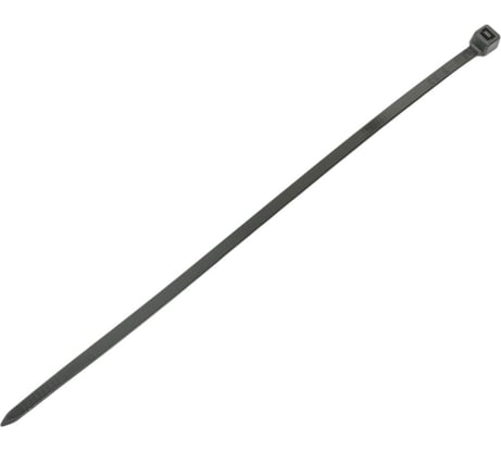 Нейлоновые хомуты для проводов FIT черные, 100 шт., 3,6х150 мм 60348
