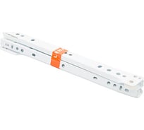 Роликовые направляющие Lemax prof комплект, 250 мм, толщина 0.8 мм, белый NR-08-WT1-250