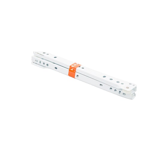 Роликовые направляющие Lemax prof комплект, 250 мм, толщина 1 мм, белый NR-10-WT1-250 1