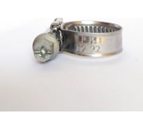 Червячный хомут для шланга FOULAD FAM оцинкованный 12-22 мм 12-22 44552 ST430