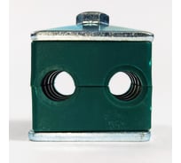 Крепление гидравлических труб и РВД АРКАИМ DIN 3015, 13.5 мм, сдвоенный, 5 шт. 13.5х2/G1П/1Б/5шт