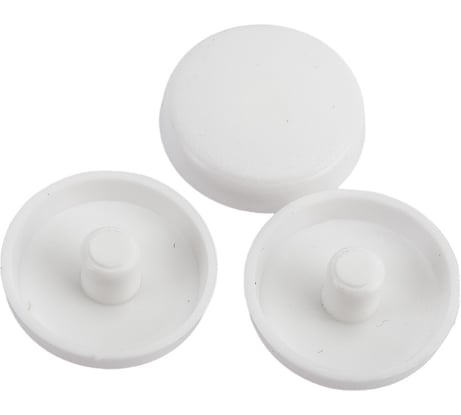 Заглушка под рамник ВИРТУОЗ белая, 50 шт. 03676