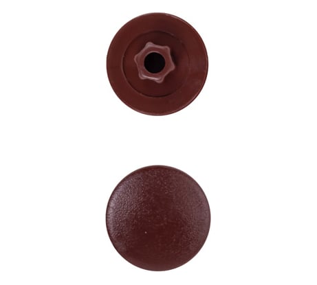 Заглушка под конфирмат ВИРТУОЗ красное дерево, 50 шт. 43368