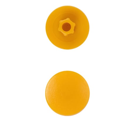 Заглушка под конфирмат ВИРТУОЗ охра, 50 шт. 43405