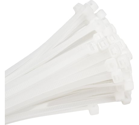 Нейлоновые стяжки Промрукав 4,8х300 белые, 100 шт PR08.2713