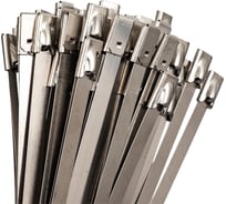 Хомут HLT AISI 304 из нержавеющей стали, 4.6x150 упаковка 100 шт. 084-01-301