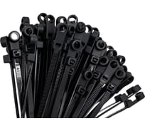 Кабельная стяжка HLT 3,5x100 чёрная под винт, упаковка 100 шт. 084-07-048