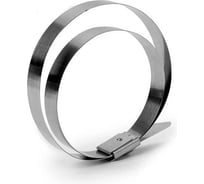 Хомут HLT AISI 316 из нержавеющей стали крепежный под двойной обхват 12x800 упаковка 50 шт. 084-01-756