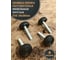 Ножка опора 23 Болта D32 М10x30 регулируемая мебельная круглая 4 шт 33-0650ф4 2