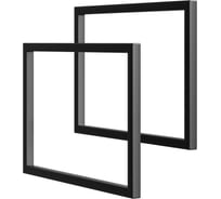 AQWELLA Комплект ножек Fargo 382 мм черные к тумбе 37603644 FRGN380