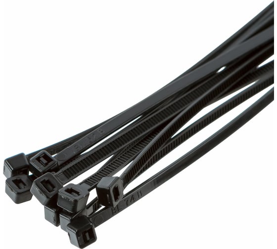 Хомут стяжка GREPP 4,8x400 мм нейлон белый/черный, 50 шт. 166-017
