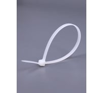 Стяжка нейлоновая (хомут нейлон) REDMARK 200x4,8мм, белая 100 шт. RM470008
