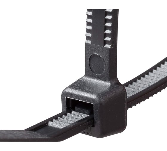 Стяжка нейлоновая Fortisflex КСС «MULTILOCK» 8x500, черный, 100 шт. 102328