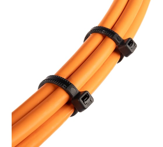 Стяжка нейлоновая Fortisflex КСС «MULTILOCK» 8x500, черный, 100 шт. 102328
