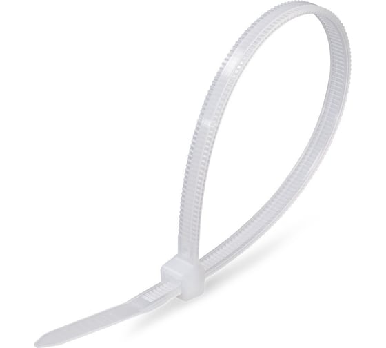 Стяжка нейлоновая Fortisflex КСС «MULTILOCK» 4x200, белый, 100 шт. 102302