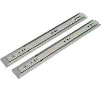 Направляющие шариковые для ящиков MFK-TORG с доводчиком, Н-45, 400 мм, комплект NPD-400