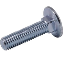 Болт мебельный с квадратным подголовником Доброга 8x80 цинк DIN 603 10 кг ЦБ-0042475