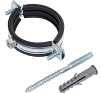 Хомут с резиной и дюбелем Imperial 2 (59-66 м8) 18-020