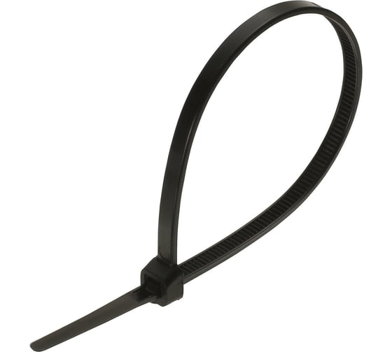 Стяжка (хомут) нейлоновый LAVITA 7.8x300 мм, чёрный LA 26_7.8x300B