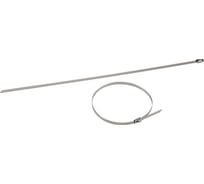 Кабельная стяжка (хомут) ЭРА стальная AISI 304 NO225250 4.6x400 мм 10 шт Б0066289