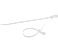 Кабельная стяжка ЭРА NO225316 (хомут) нейлоновая под винт 3.6x150 мм белая (100 шт/уп) Б0066041