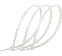 Кабельная стяжка ЭРА NO224595 (хомут) нейлоновая морозостойкая 2.5x100 мм белая (100 шт/уп) Б0066064
