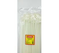 Кабельные стяжки стандартные LUXEL натурального цвета, 7.6x450мм, полиамид 6.6, упаковка 100 шт. LX-20049-S.W