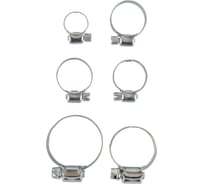 Хомуты червячные Optimus набор 6 шт. 10-38 OPT-HT08