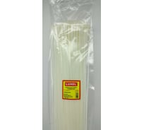 Кабельные стяжки стандартные LUXEL натурального цвета, 4.8x630 мм, полиамид 6.6, 100 шт. LX-20033-S.W