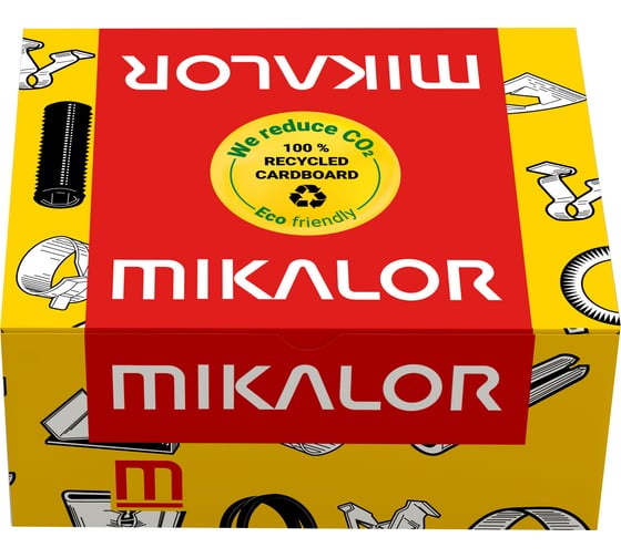 Хомут проволочный MIKALOR AAL 11.6-12.3 мм, W1, 500 шт. M-02016098