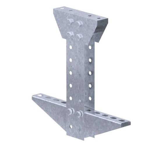 Потолочная стойка сборная PRO-montag.ru двойная 2SPTL 50 H450 полка 50 стойка 450 мм (1,5) INOX CM79305INOX 1