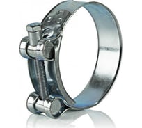 Хомут силовой AIRLINE 122-130/24мм, шарнирный, W1 оцинкованный ASSC027