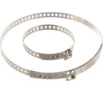 Хомуты ушковые AIRLINE 2 шт. 25-40/6,3мм, 45-120/8 мм, для пыльника ШРУСа, универс., W4304 нерж. AHCD006